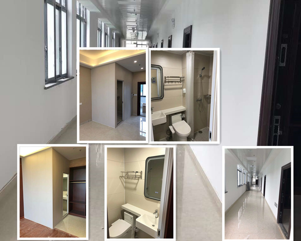 Changzhou Zhongrui elektronische fabriek personeel slaapzaal, het gebruik van Kounor BS1521 volpension modellen