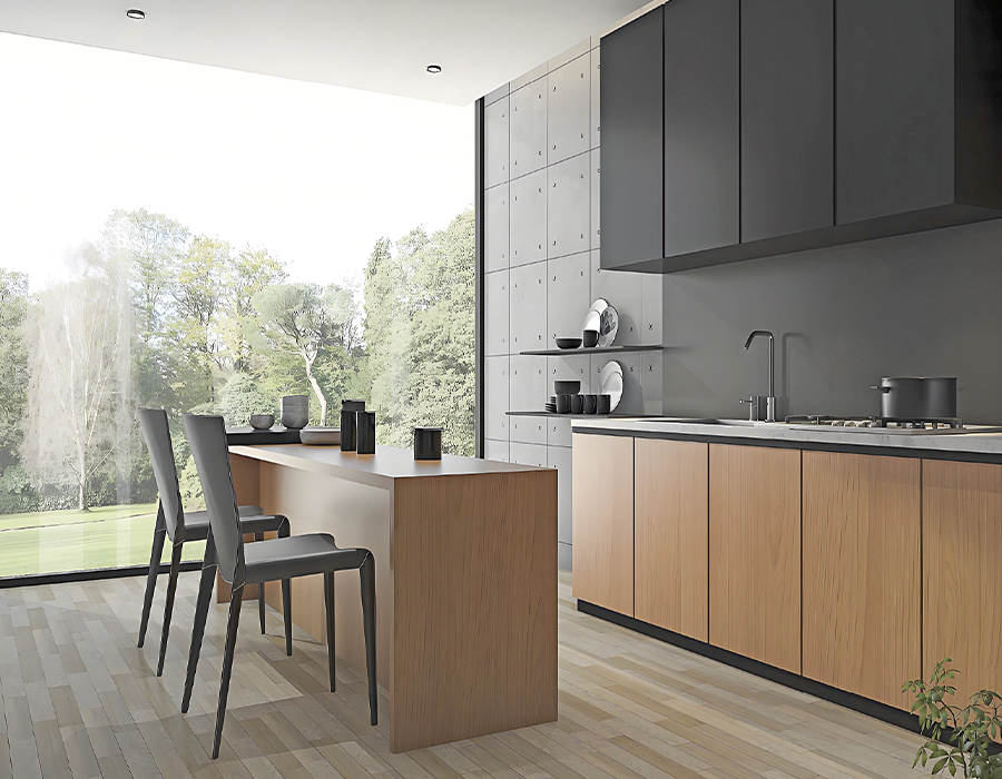 Prefab geïntegreerde keuken