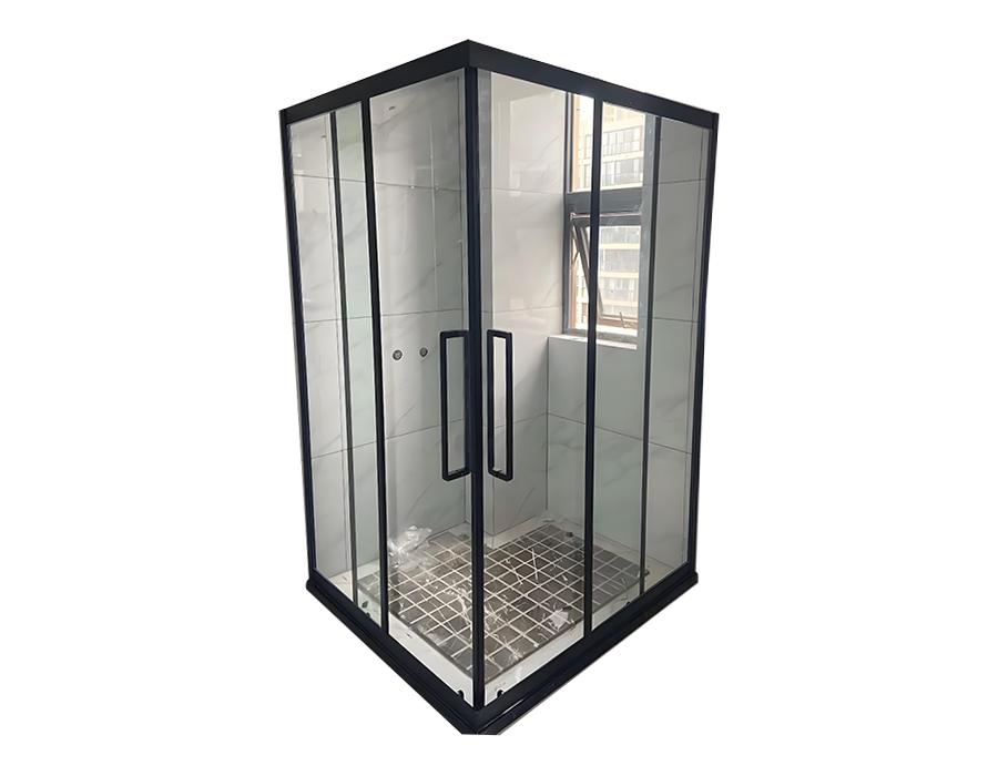 Metalen frame eenvoudige prefab doucheruimte/douchescheidingsruimte