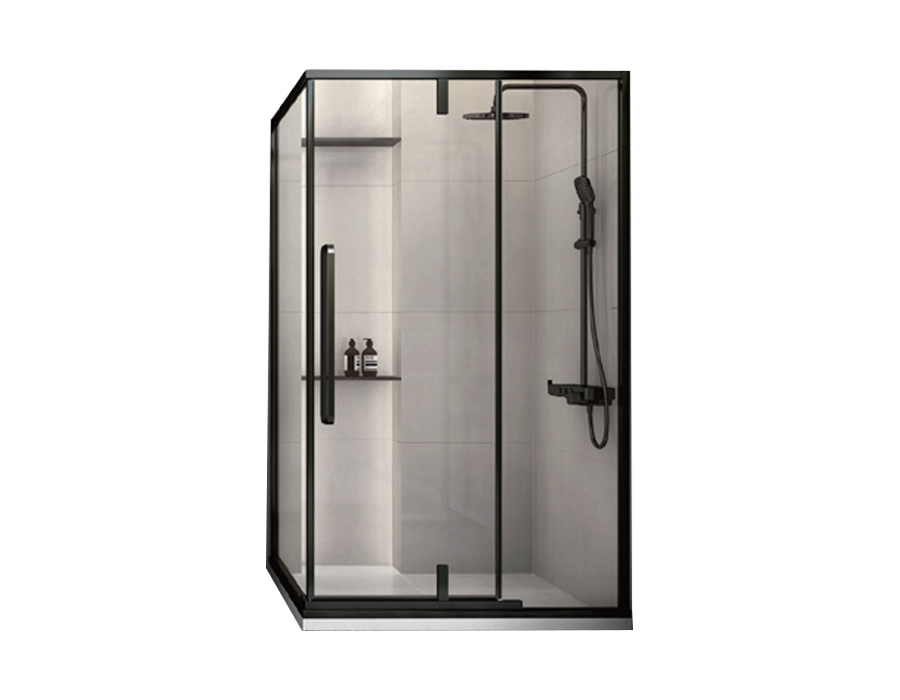 Metalen frame eenvoudige prefab doucheruimte/douchescheidingsruimte