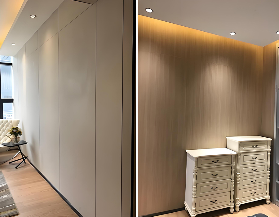 Decoratief wandpaneel van calciumsilicaat