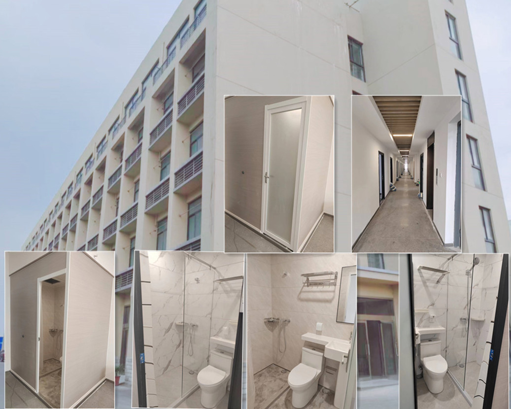 Hangzhou Qiantang Industrial Park Talent Apartment Project Gemonteerde hele badkamer
